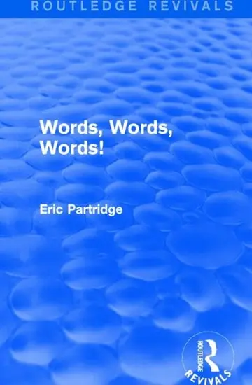 Cover of Words, Words Words!