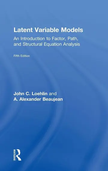 Cover of Latent Variable Models
