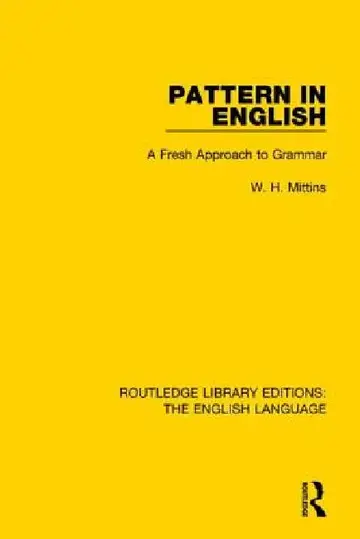 Cover of Pattern in English