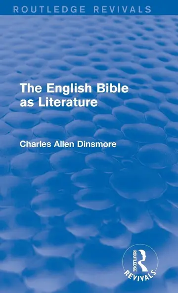 Cover of The English Bible as Literature