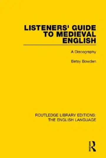Cover of Listeners' Guide to Medieval English