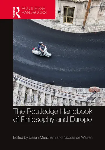 Cover of Routledge Handbook of Philosophy and Europe
