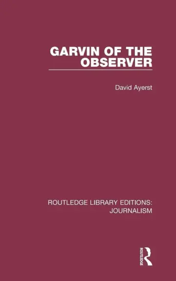 Cover of Garvin of the Observer