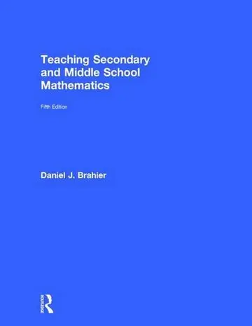 Cover of Teaching Secondary and Middle School Mathematics
