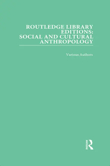 Cover of Routledge Library Editions