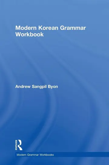 Cover of Modern Korean Grammar Workbook