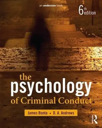Cover of Psychology of Criminal Conduct
