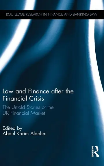 Cover of Law and Finance After the Financial Crisis