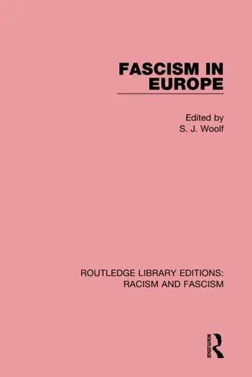 Cover of Fascism in Europe