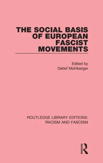 Cover of The Social Basis of European Fascist Movements