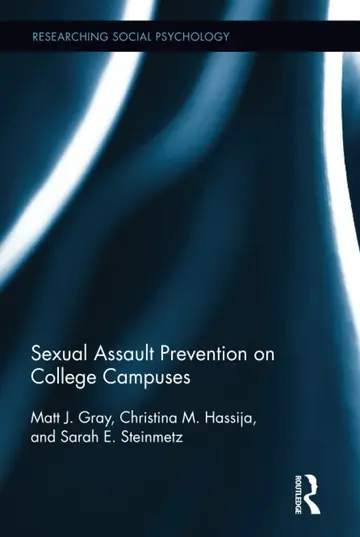 Cover of Sexual Assault Prevention on College Campuses