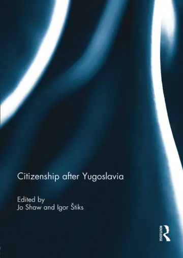 Cover of Citizenship After Yugoslavia