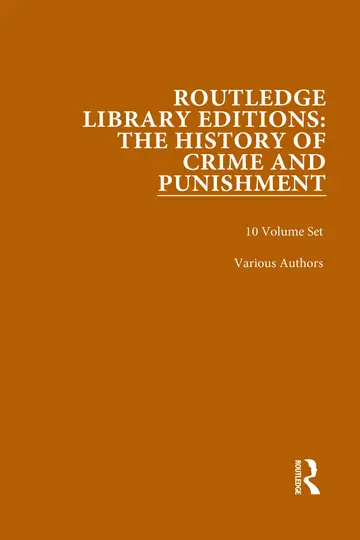Cover of Routledge Library Editions