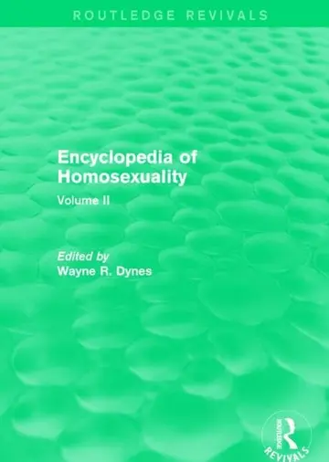 Cover of Encyclopedia of Homosexuality (2)