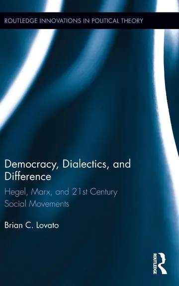 Cover of Democracy, Dialectics, and Difference