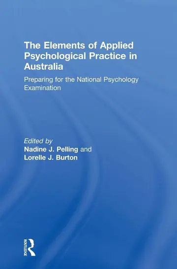 Cover of The Elements of Applied Psychological Practice in Australia