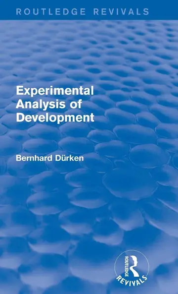 Cover of Experimental Analysis of Development