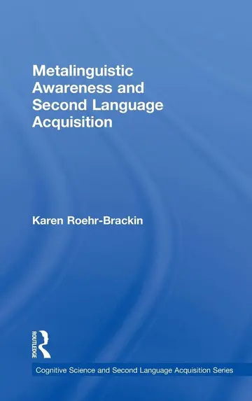 Cover of Metalinguistic Awareness and Second Language Acquisition
