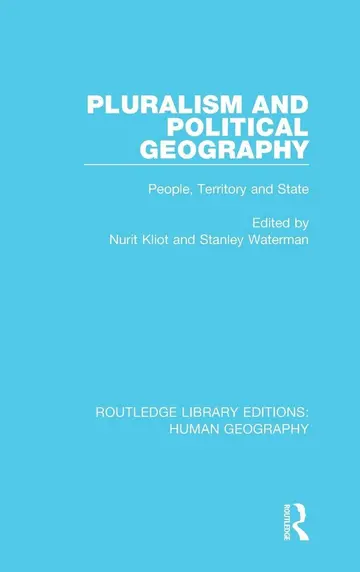 Cover of Pluralism and Political Geography