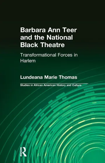 Cover of Barbara Ann Teer and the National Black Theatre