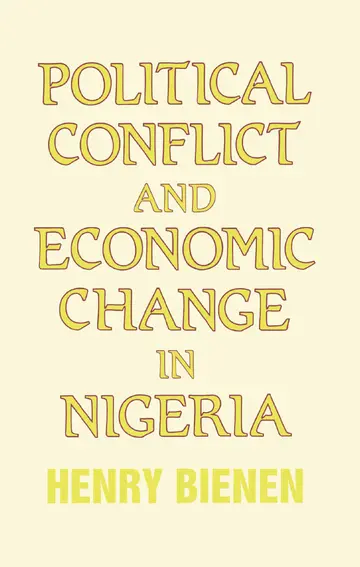 Cover of Political Conflict and Economic Change in Nigeria