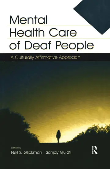 Cover of Mental Health Care of Deaf People