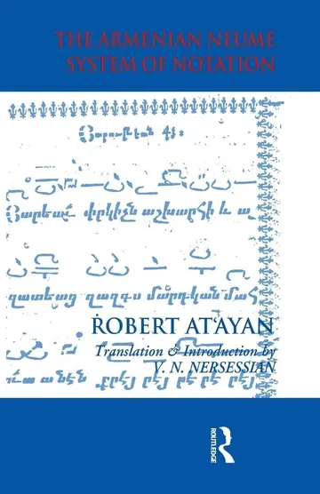 Cover of Armenian Neume System of Notation