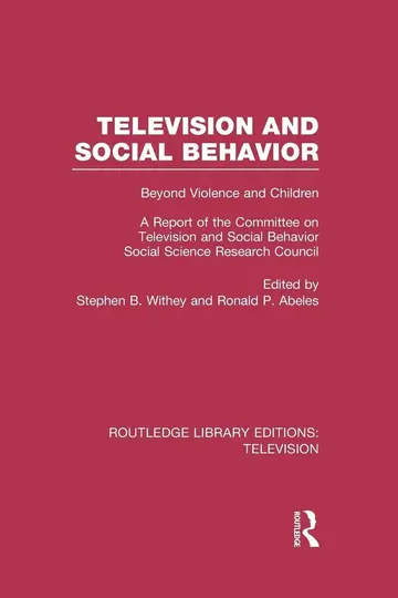 Cover of Television and Social Behavior