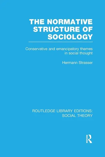 Cover of The Normative Structure of Sociology
