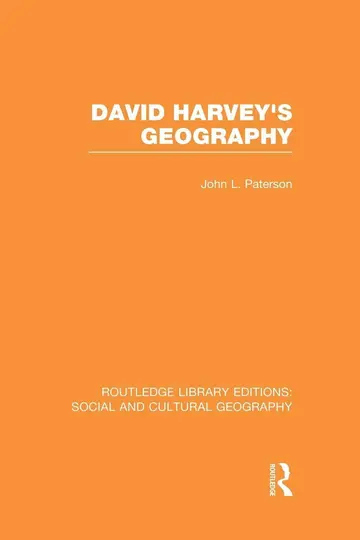 Cover of David Harvey's Geography