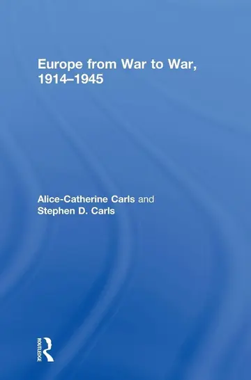 Cover of Europe from War to War, 1914-1945