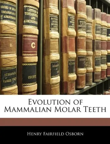 Cover of Evolution of Mammalian Molar Teeth