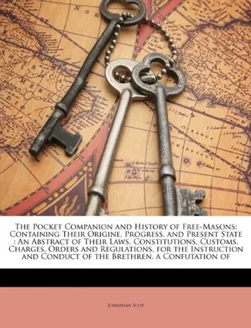 Cover of The Pocket Companion and History of Free-Masons