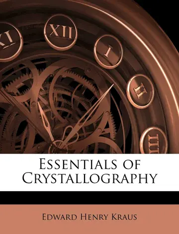 Cover of Essentials of Crystallography