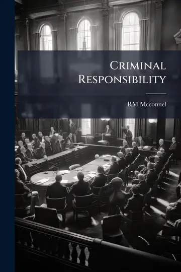 Cover of Criminal Responsibility