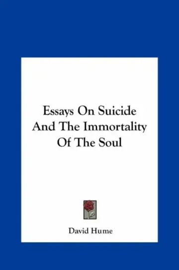 Cover of Essays On Suicide And The Immortality Of The Soul