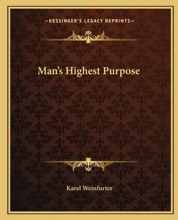 Cover of Man's Highest Purpose