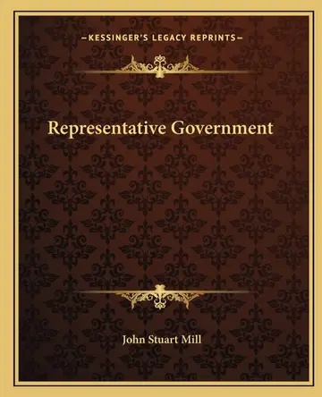Cover of Representative Government