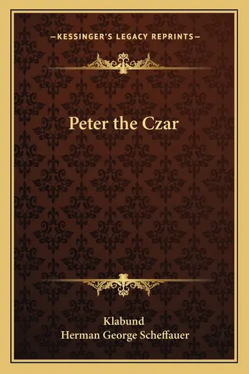 Cover of Peter the Czar