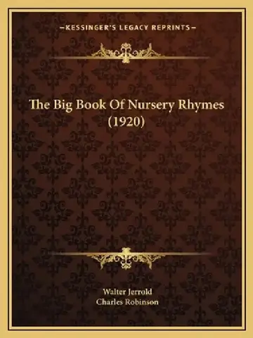 Cover of The Big Book Of Nursery Rhymes (1920)