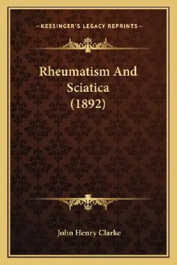 Cover of Rheumatism And Sciatica (1892)