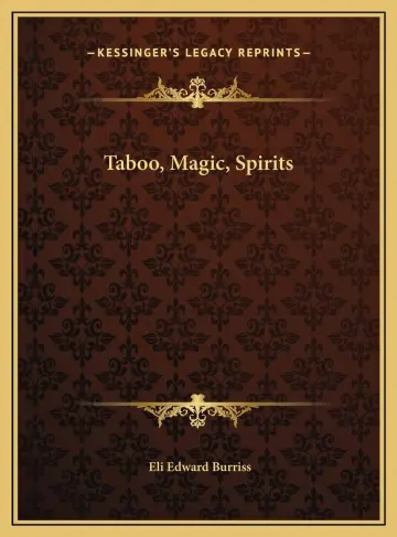 Cover of Taboo, Magic, Spirits Taboo, Magic, Spirits