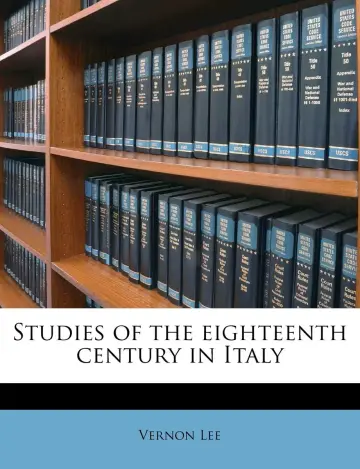Cover of Studies of the Eighteenth Century in Italy
