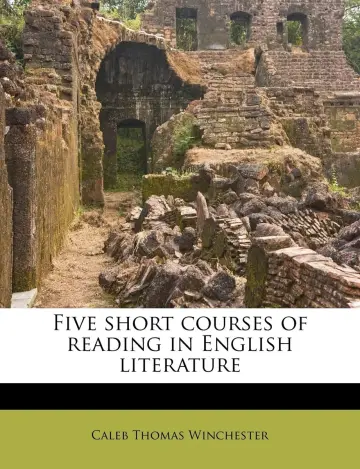 Cover of Five Short Courses of Reading in English Literature