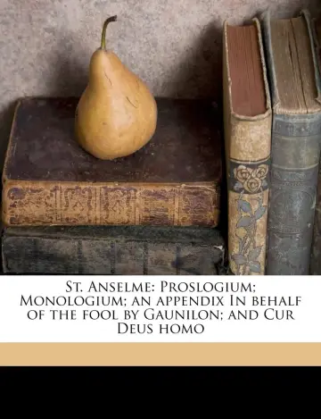 Cover of St. Anselme