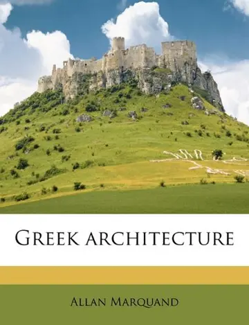 Cover of Greek Architecture