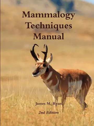 Cover of Mammalogy Techniques Manual 2nd Edition