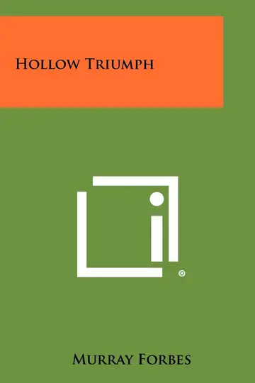 Cover of Hollow Triumph
