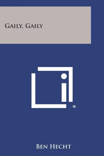 Cover of Gaily, Gaily