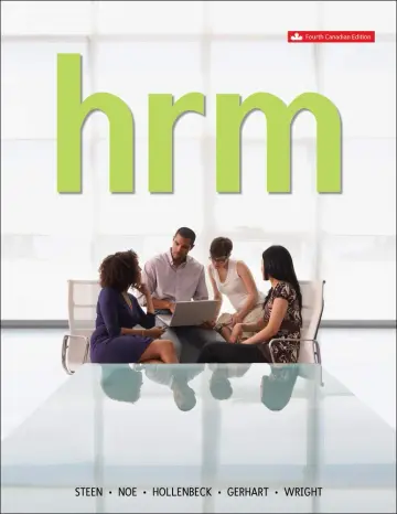 Cover of Human Resource Management - FORTH CANADIAN EDITION